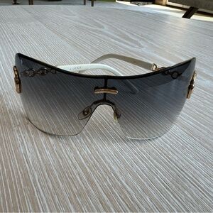 Gucci shield gradient sunglasses